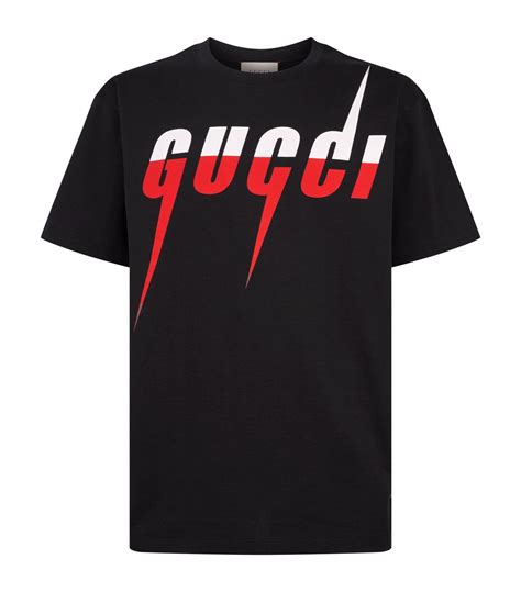 gucci logo tee black